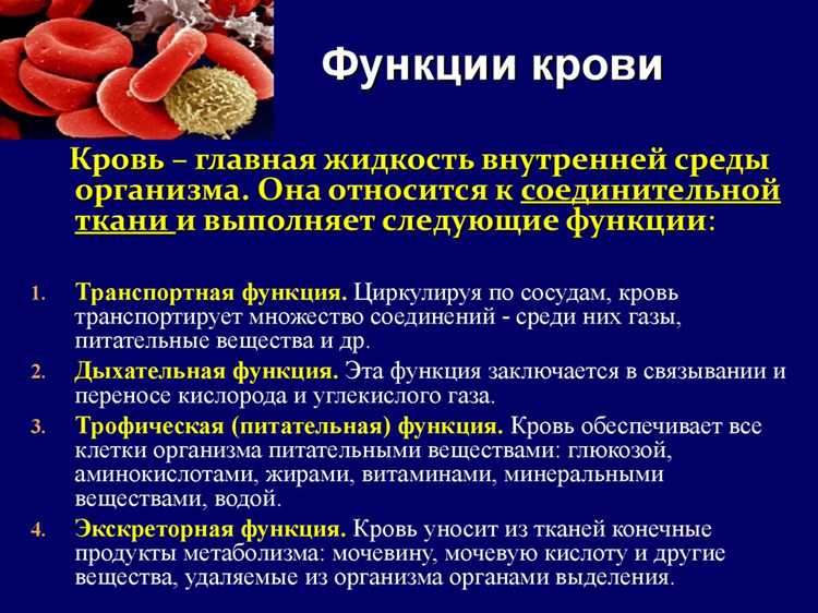 Влияние стресса на состав и свойства крови